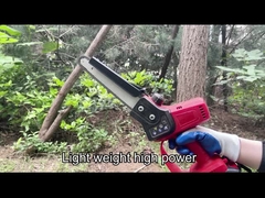 Ασύρματο αβούρτσιστο αλυσιδοπρίονο δύναμης με μπαταρίες φορητός 8 ιντσών