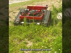 Τροφοδοτημένος 190CC αέριο πολυ σκοπός θεριστών χορτοταπήτων ρομπότ τηλεχειρισμού