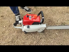 2 ενιαίο πριόνι δύναμης υψηλής δύναμης 105cc αλυσιδοπριόνων 4.8KW βενζίνης κυλίνδρων κτυπήματος