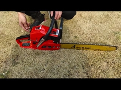 58CC ασύρματο αλυσιδοπρίονο βενζίνης 2 κτυπήματος αλυσιδοπρίονο βενζίνης 20 ίντσας για το τέμνον ξύλο