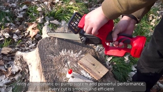 Αλυσοπρίονο επαναφορτιζόμενης μπαταρίας 8 ιντσών