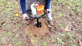 51,7cc 63,3cc Gasoline Earth Auger Post Hole Digger with Drill Bit