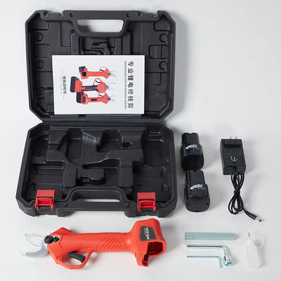40mm Cordless Electric Pruner 4 Gears Handheld Orchard Tree Branches Cutter