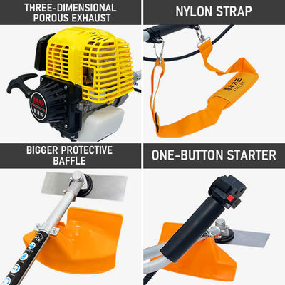 High Side Hanging Gasoline Brush Cutter 4 Stroke Backpack Brush Cutter 31CC