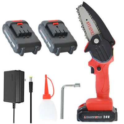 21V Powerful Motor Mini Electric Chainsaw 4 Inch Cordless Power