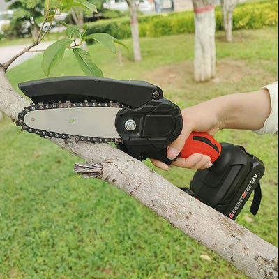 4 Inch 21v Handheld Mini Chainsaw Brushless Motor Mini Single Hand Chainsaw