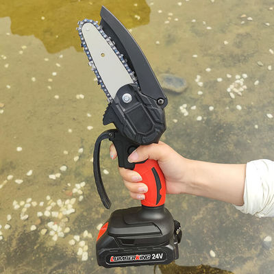 21V 550W Portable Handheld Electric Mini Chainsaw 4/6 Inch Tree Cutting Machine
