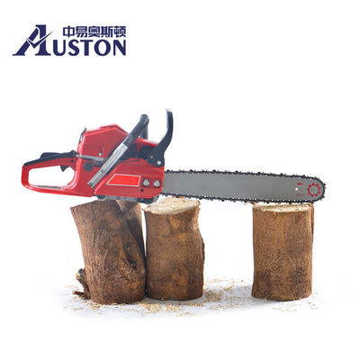 58CC Cordless 2 Stroke Gasoline Chainsaw 20 Inch Petrol Chainsaw For Cutting Wood