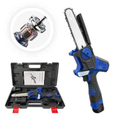 6 Inch Household Electric Mini Chainsaw Portable Hand Battery Power Cordless