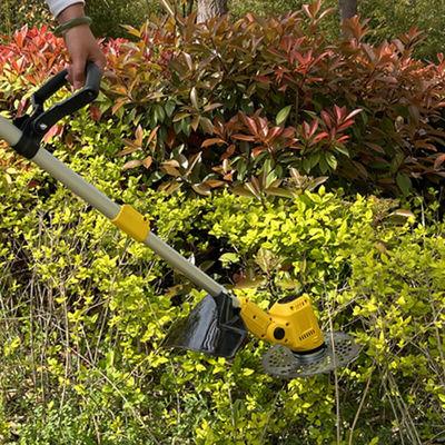 Grass Cutting Machine Garden Handheld Grass Brush Cutter Electric Lawn Mower Power String Trimmer Cordless Battery