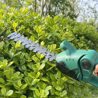 Double Blades Powerful Garden Electric Cordless Hedge Trimmer 21V Battery