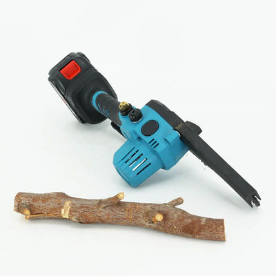 Portable Rechargeable Hot 6 Inch 21V Battery Mini Cordless Chainsaw For Garden Home Woodworking