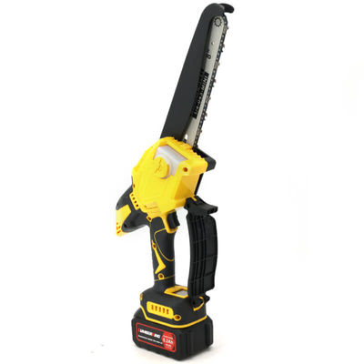 Mini 8 Inch Electric Cordless Chainsaw With Oil Pot 21v Battery Power Wood Cutting Electric Chain Saw