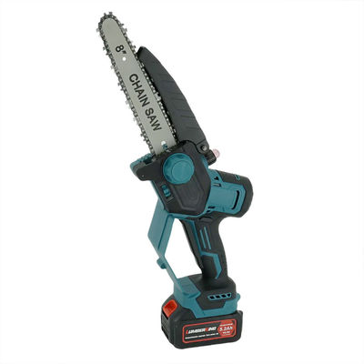 Battery 8-Inch Brushless Cordless Electric Chain Saw Handheld Rechargeable Woodworking Cutting Tool Industrial