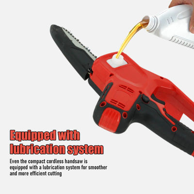 24v Lithium Battery Rechargeable Portable Electric Chainsaw Mini 6 Inch Cordless Mini Chain Saw