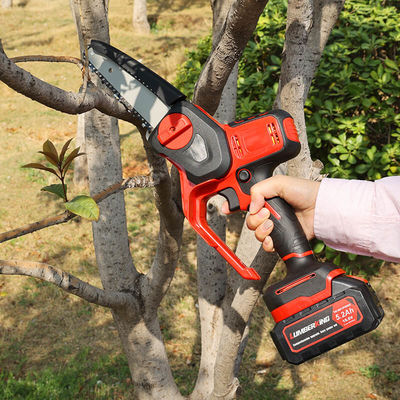 24v Lithium Battery Rechargeable Portable Electric Chainsaw Mini 6 Inch Cordless Mini Chain Saw