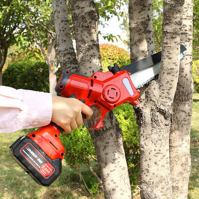Cordless 20V Brushless Wood Cutting Electric Chainsaw