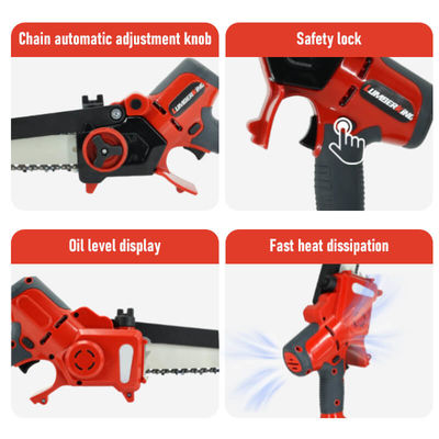 Cordless 20V Brushless Wood Cutting Electric Chainsaw