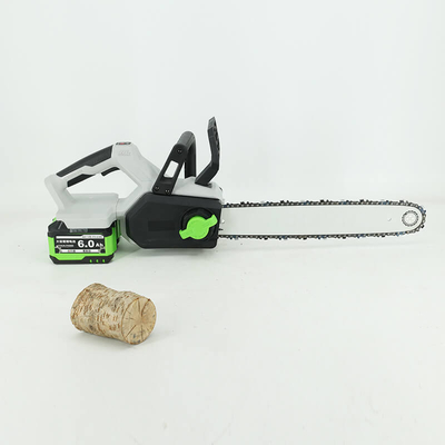 16 Inch Battery Chainsaw Brushless Motor Auto Tension Chain and Oil Lubrication Wood Cutting Tool