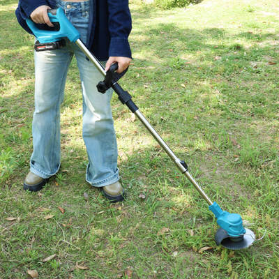Portable Grass Cutter Electric Brush Cutter Battery Operated Lightweight Weed Cutter