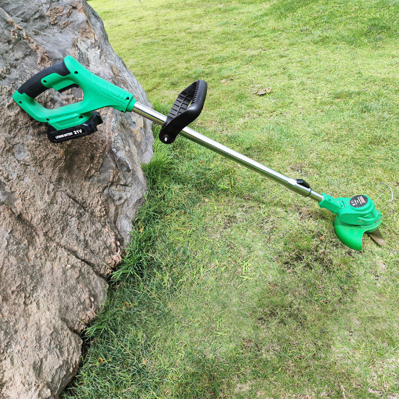 21v Cordless Brush Cutter Electric Battery Grass Trimmer With Brushless Motor