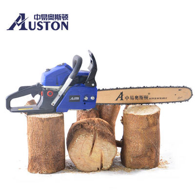 2 κτύπημα 20» ενιαίος κύλινδρος αλυσιδοπριόνων βενζίνης βενζίνης 54.6cc για ξύλινο