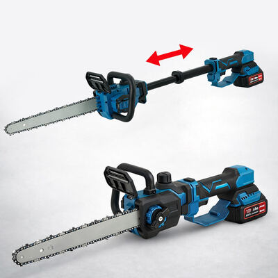 Ηλεκτρικό αλυσοπρίονο 12 ιντσών 550W 21V με τηλεσκοπικό κοντάρι, ασύρματο αλυσοπρίονο για κλάδεμα δέντρων